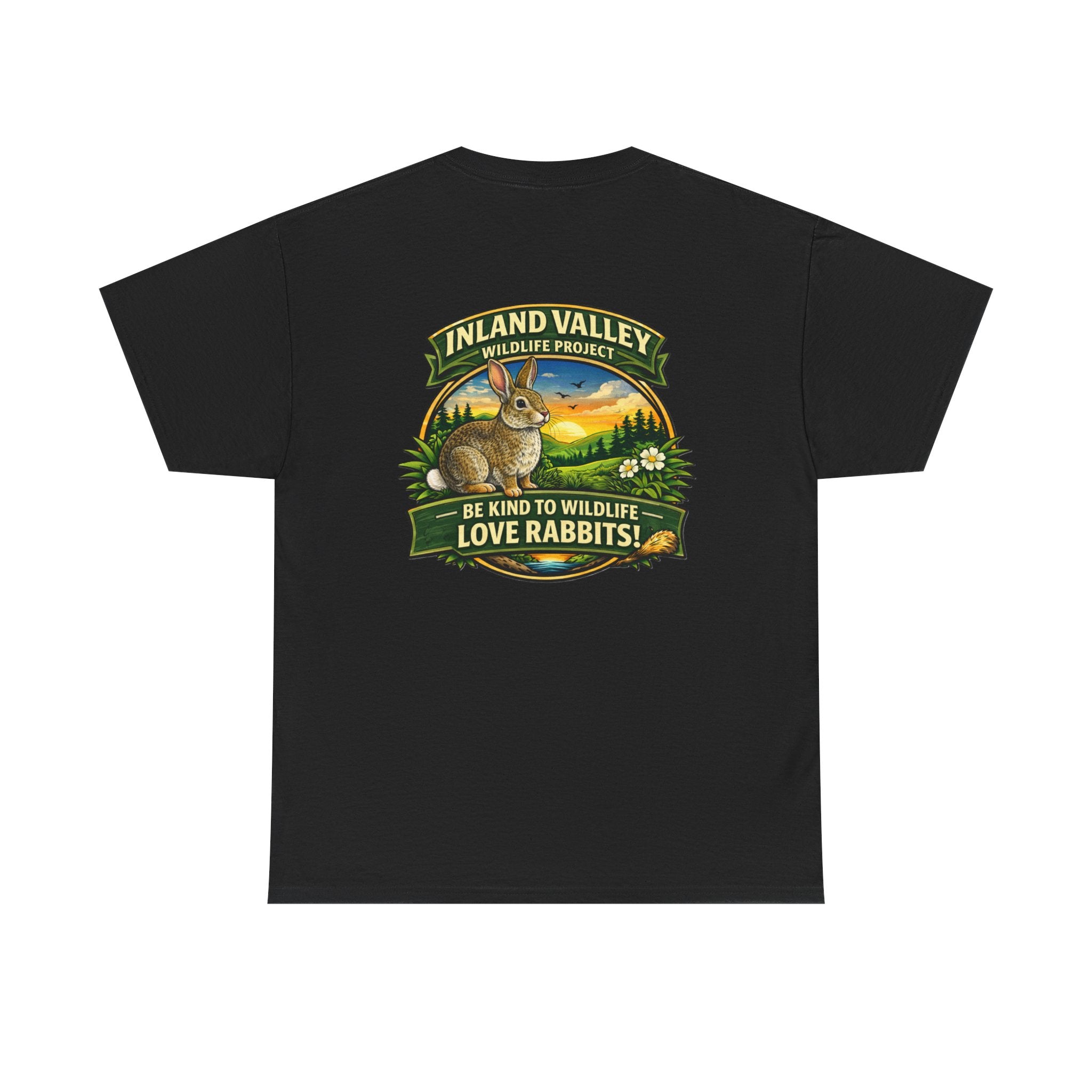 T-Shirt - IVWP Rabbit - Be Kind to Wildlife Love Rabbits T-Shirt
