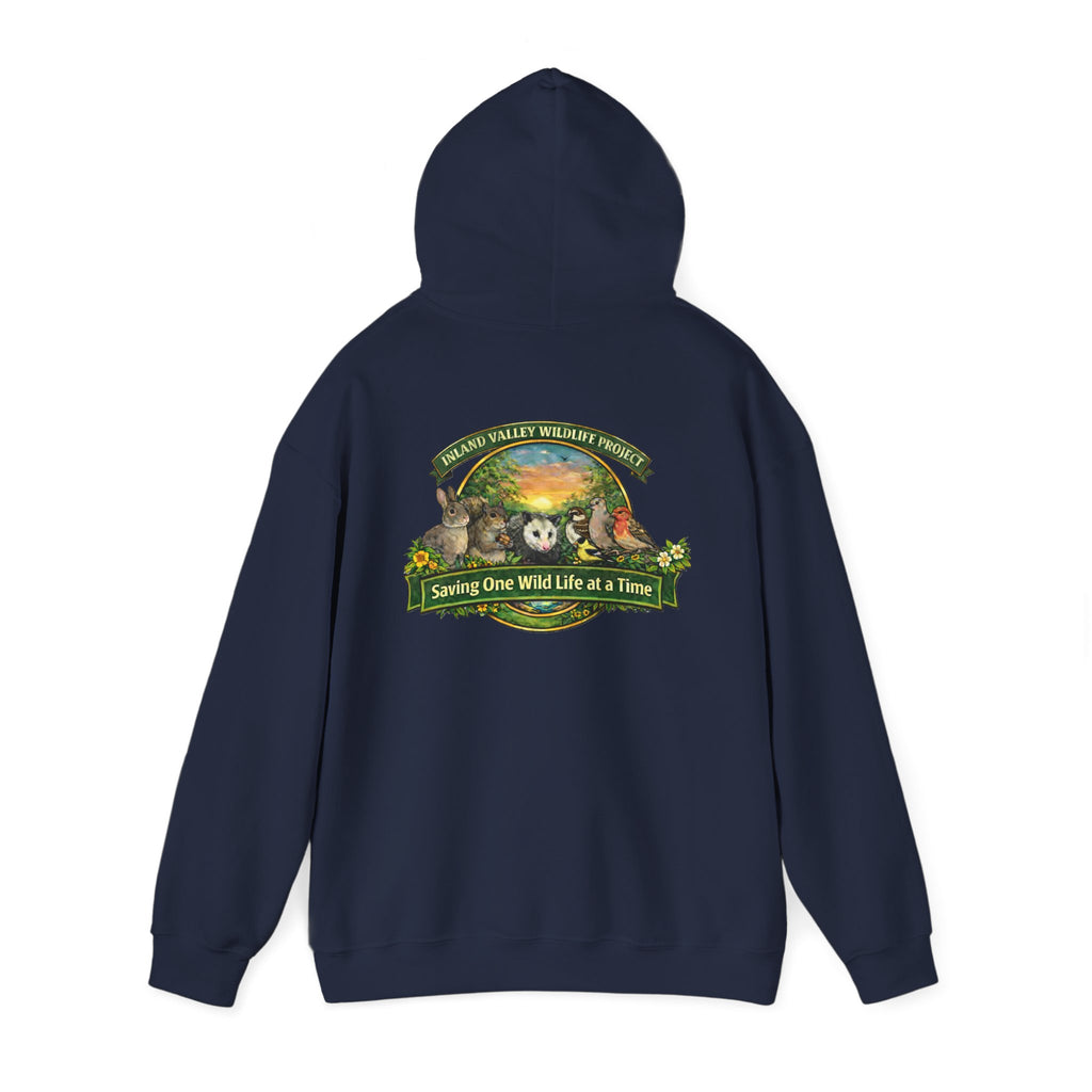 Sweatshirt - IVWP - Unisex Saving One Wild Life at a Time logo Hoodie Sweatshirt
