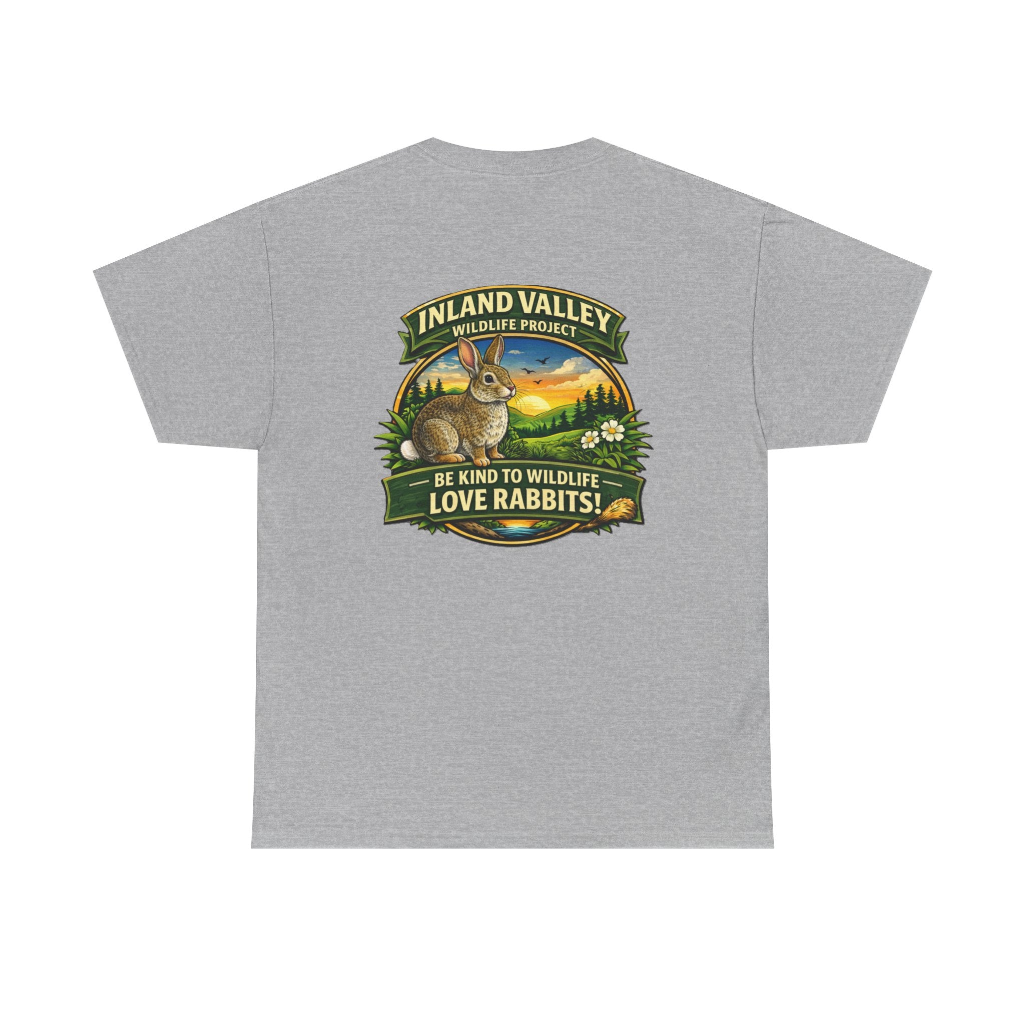 T-Shirt - IVWP Rabbit - Be Kind to Wildlife Love Rabbits T-Shirt