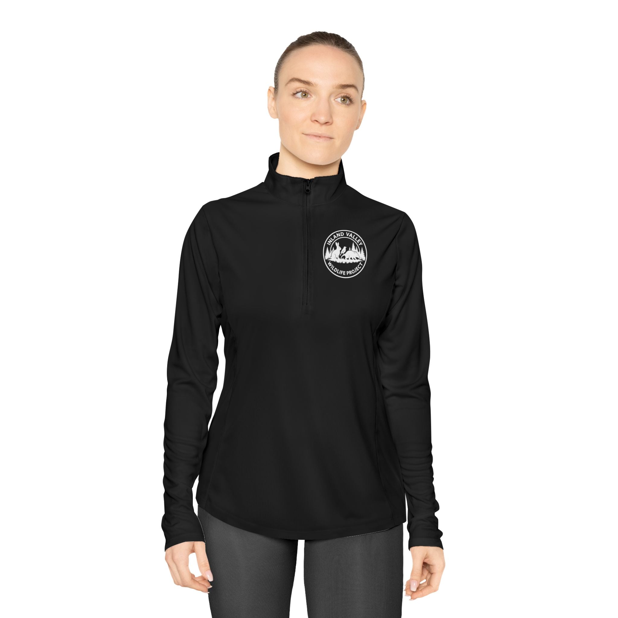 IVWP Logo Ladies Quarter-Zip Pullover
