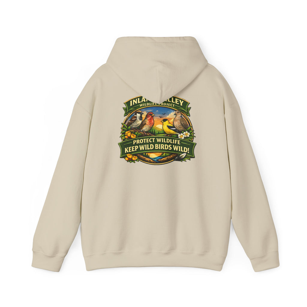 Sweatshirt - IVWP Bird - Unisex Protect Wildlife Keep Wild Birds Wild Hoodie Sweatshirt