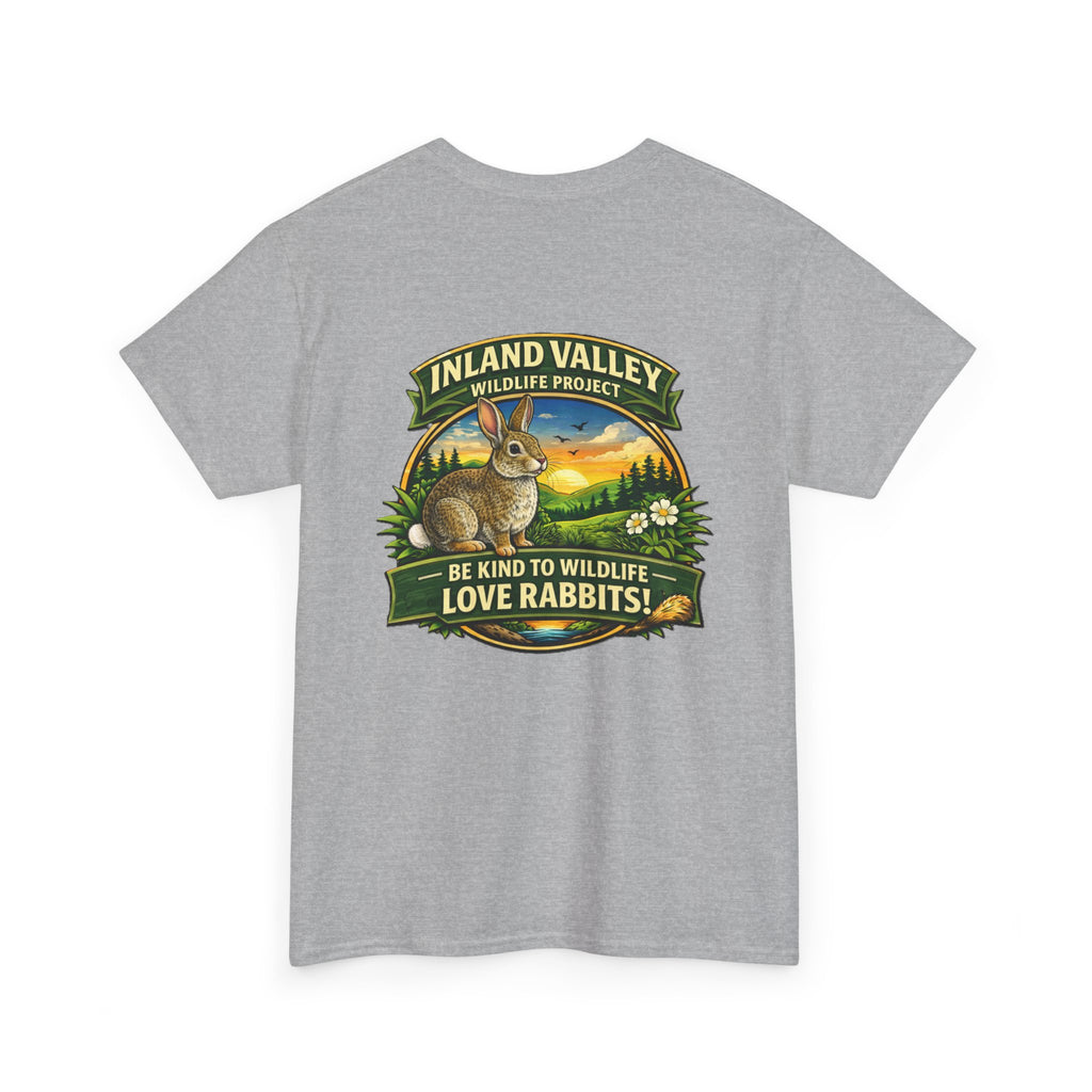 T-Shirt - IVWP Rabbit - Be Kind to Wildlife Love Rabbits T-Shirt