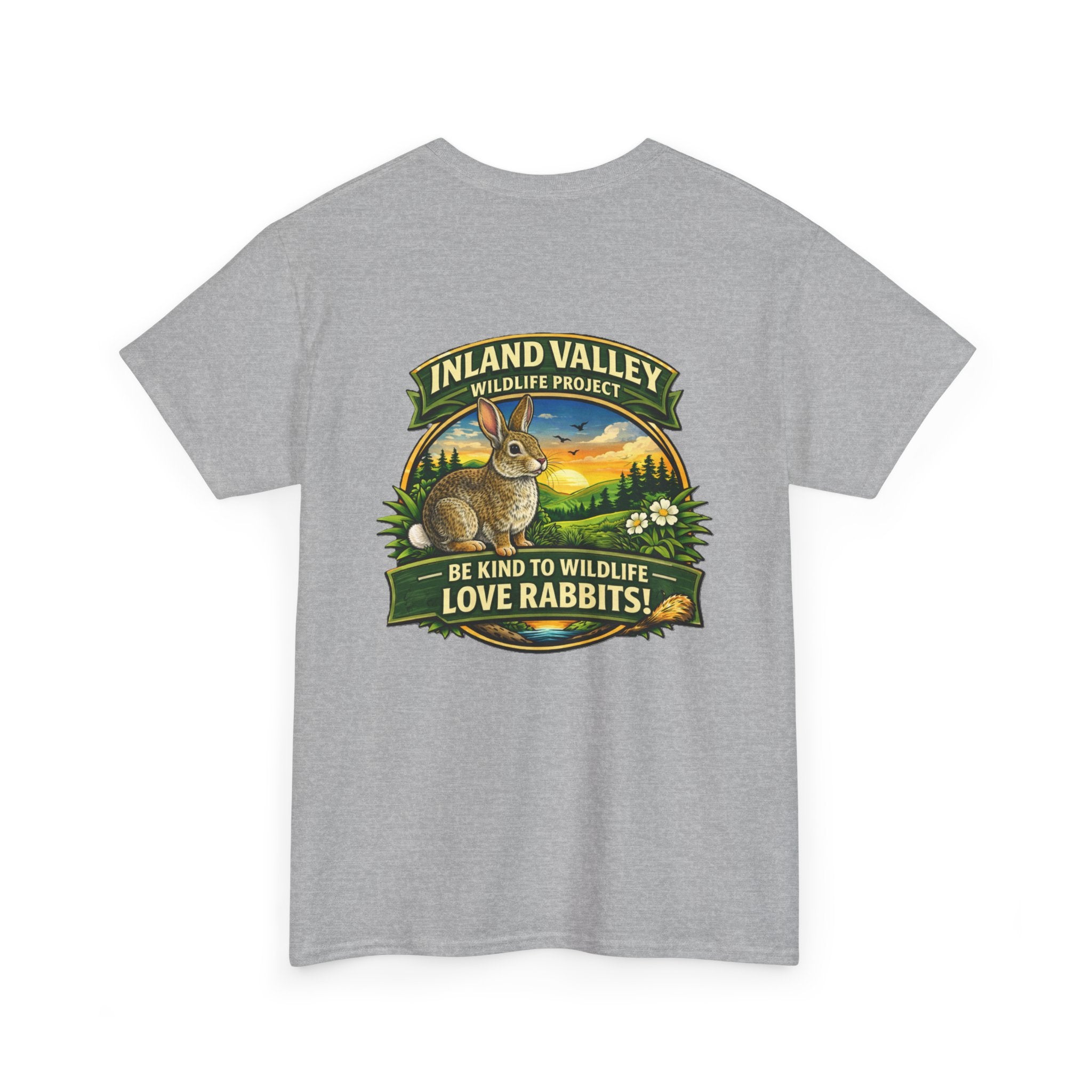 T-Shirt - IVWP Rabbit - Be Kind to Wildlife Love Rabbits T-Shirt