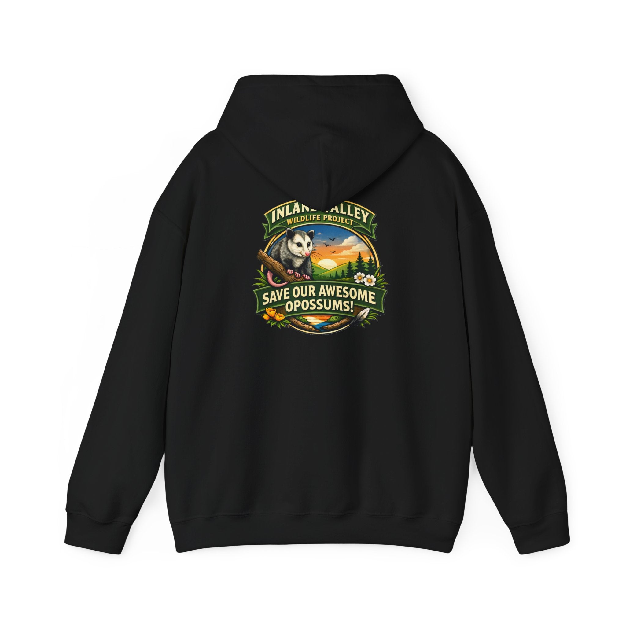 Sweatshirt - IVWP Opossum - Unisex Save Our Awesome Opossums Hoodie Sweatshirt