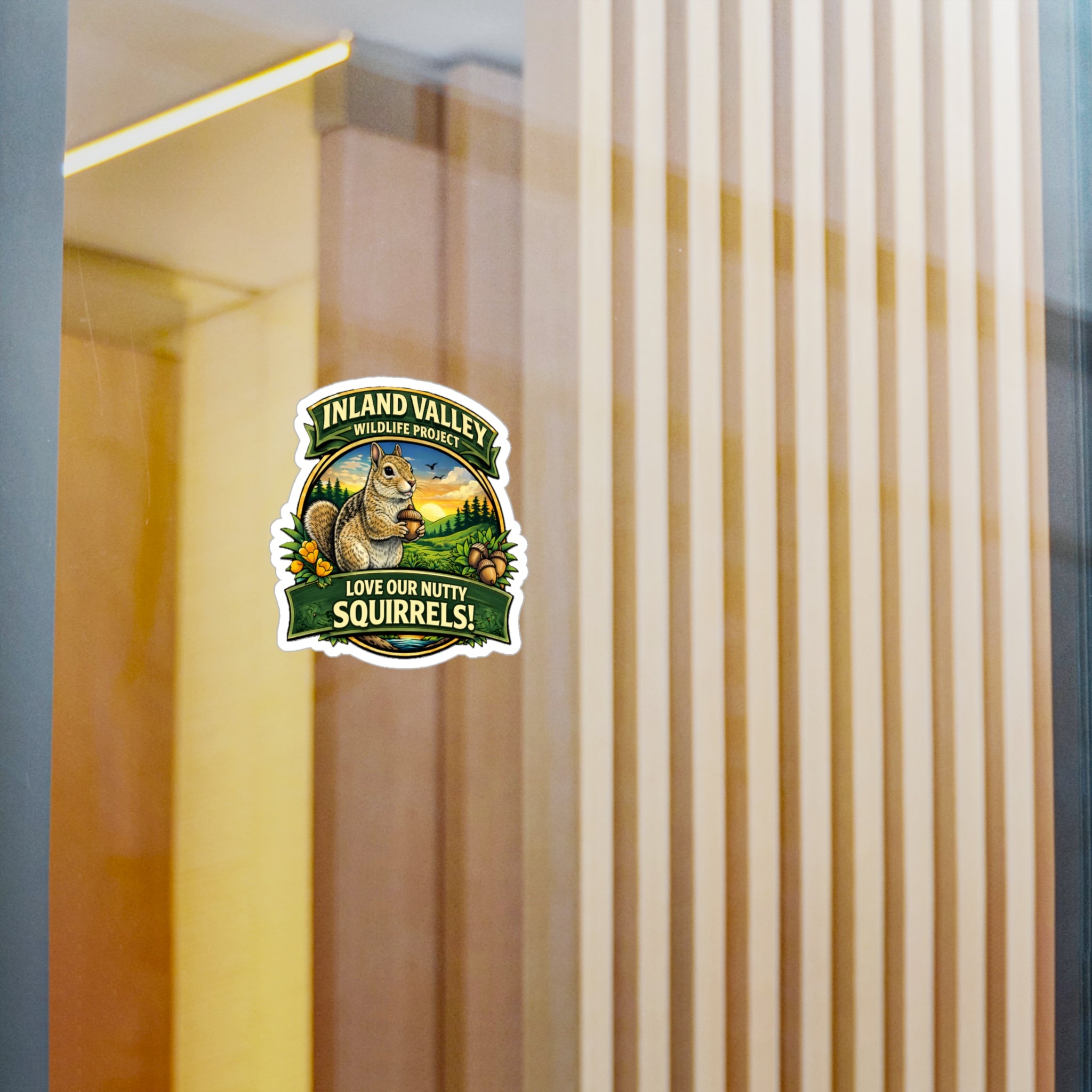 Sticker/Decal - Squirrel - Love Our Nutty Squirrels Decal