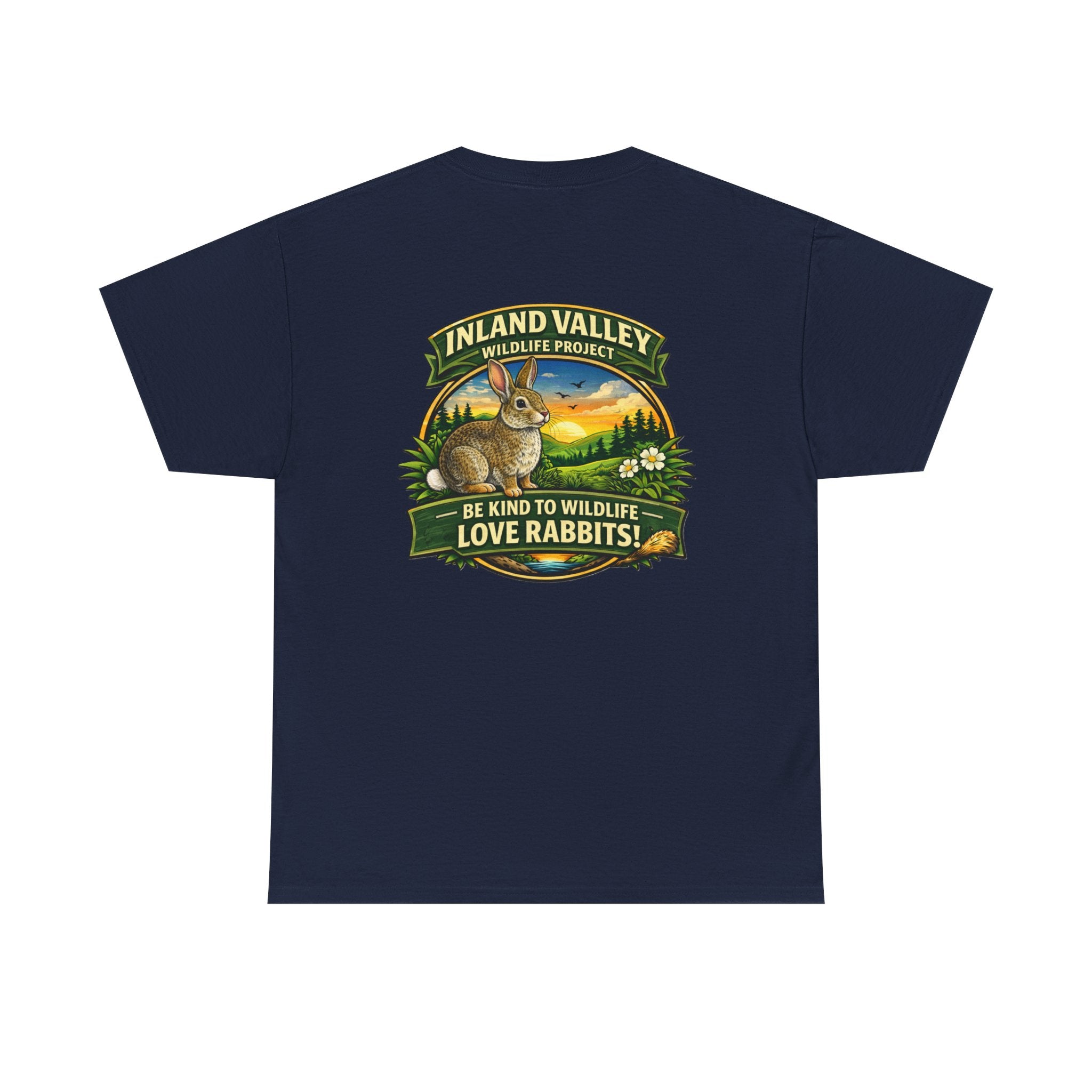 T-Shirt - IVWP Rabbit - Be Kind to Wildlife Love Rabbits T-Shirt