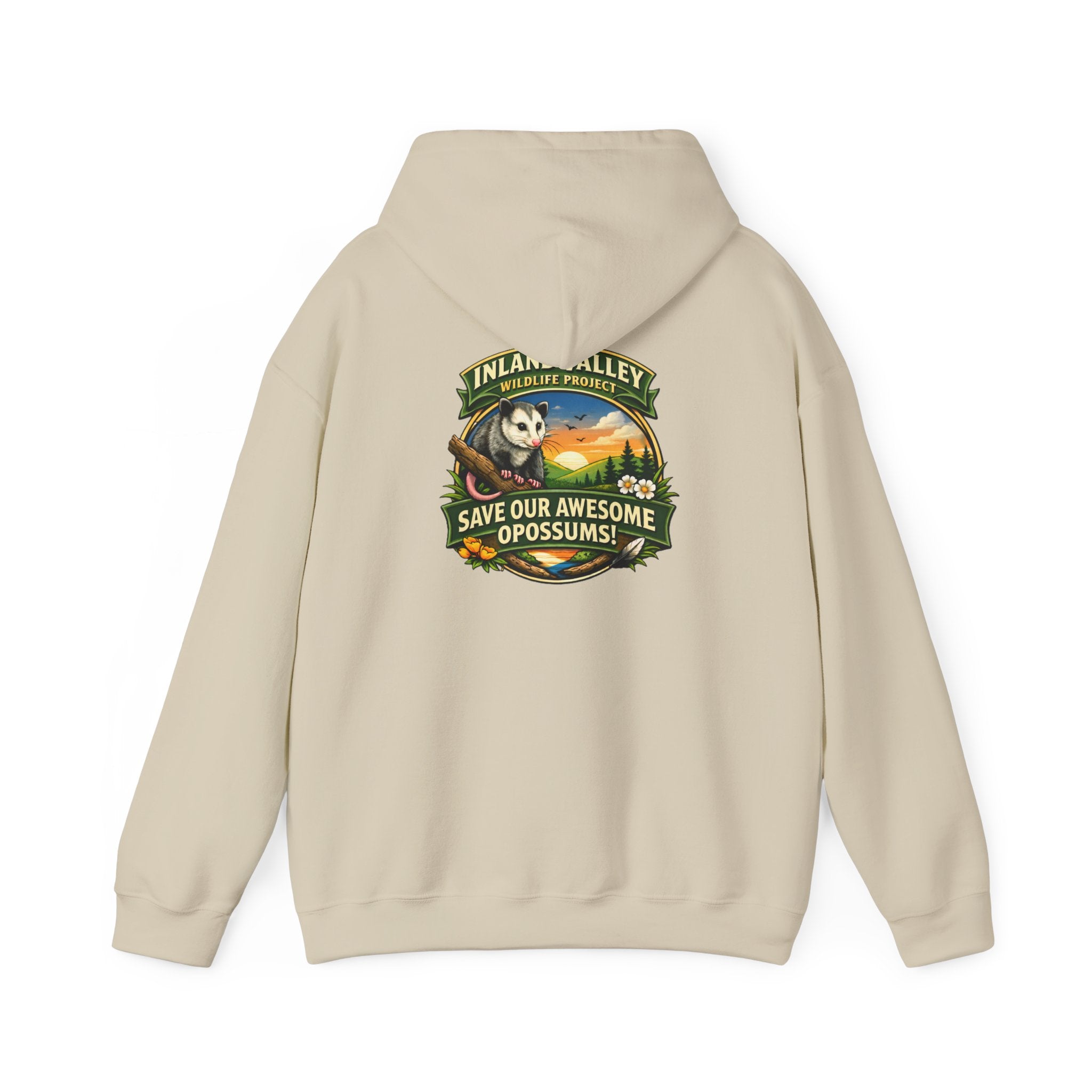 Sweatshirt - IVWP Opossum - Unisex Save Our Awesome Opossums Hoodie Sweatshirt