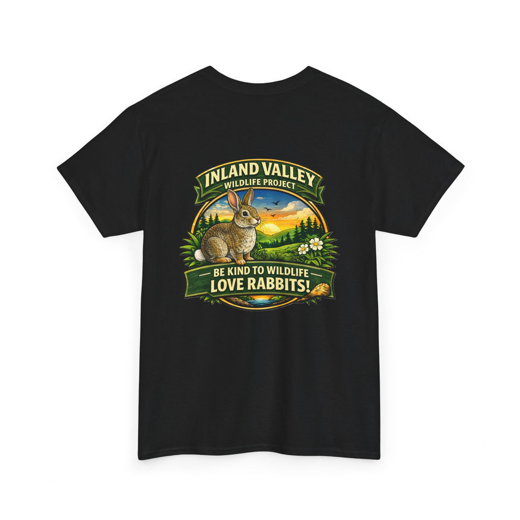 T-Shirt - IVWP Rabbit - Be Kind to Wildlife Love Rabbits T-Shirt