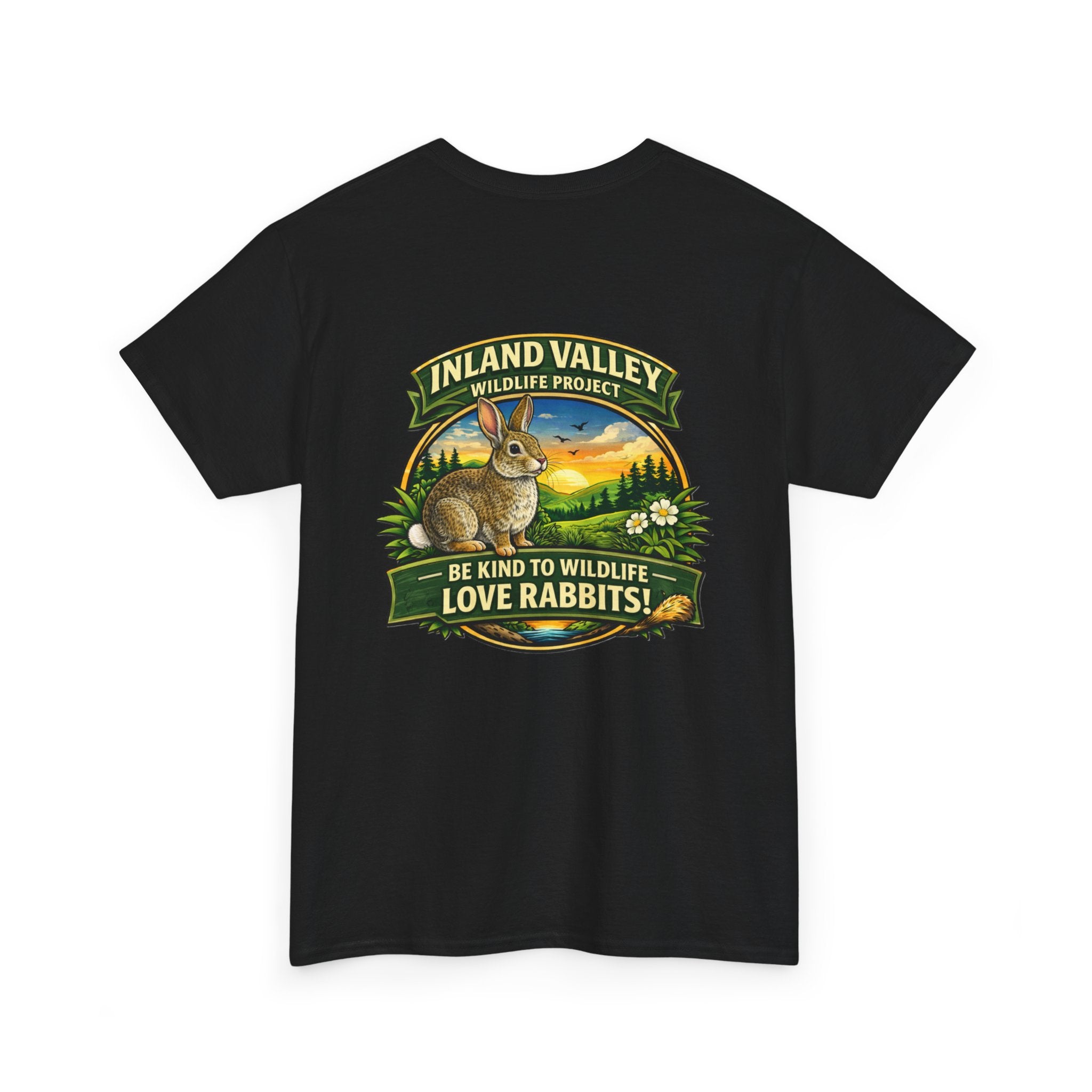 T-Shirt - IVWP Rabbit - Be Kind to Wildlife Love Rabbits T-Shirt