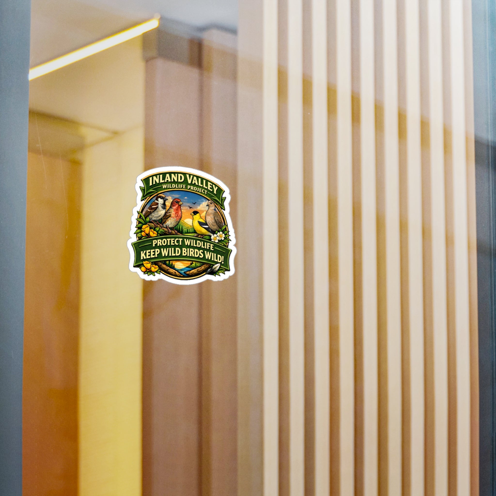 Decal - Bird - Protect Wildlife Keep Wild Birds Wild