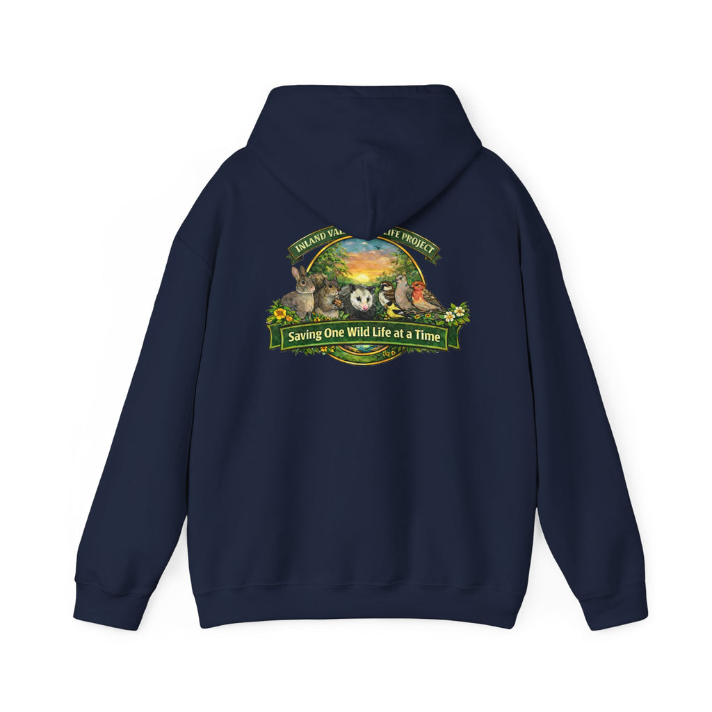 Sweatshirt - IVWP - Unisex Saving One Wild Life at a Time logo Hoodie Sweatshirt