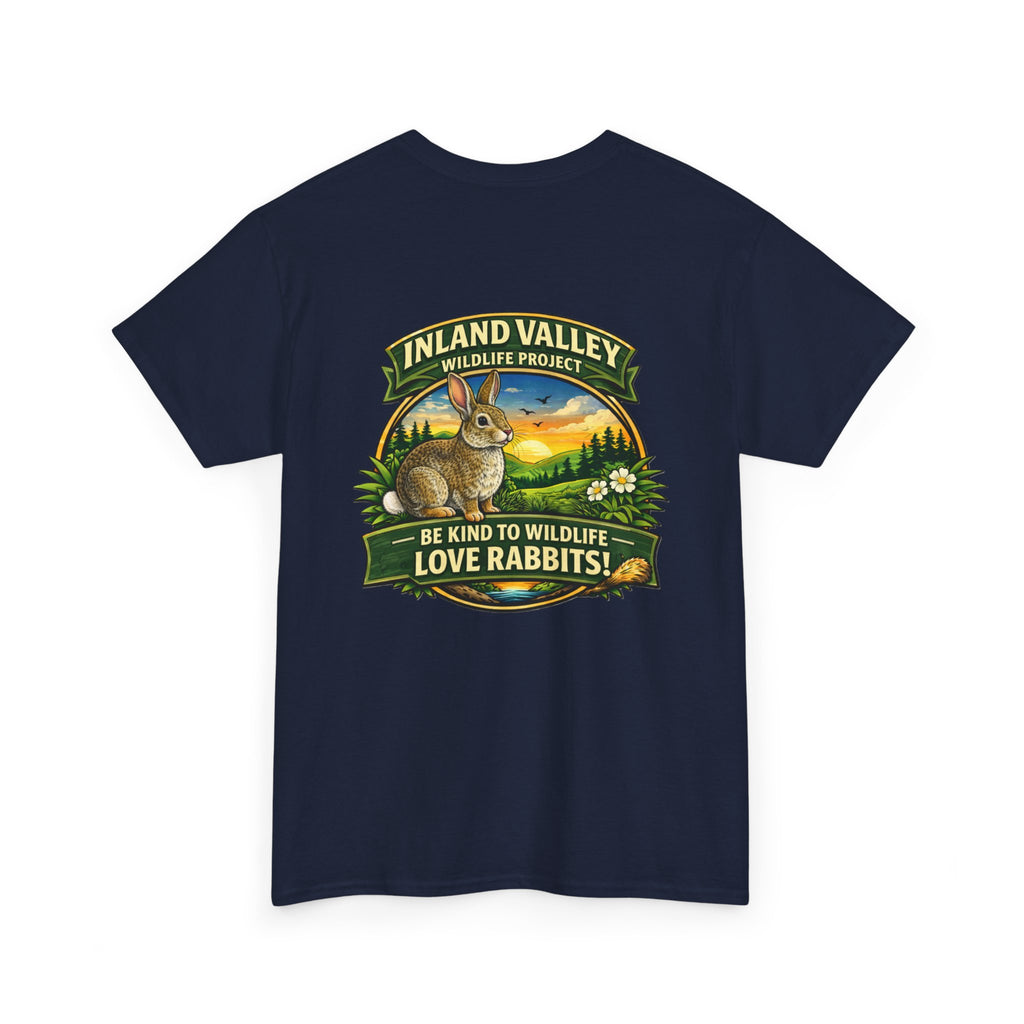 T-Shirt - IVWP Rabbit - Be Kind to Wildlife Love Rabbits T-Shirt