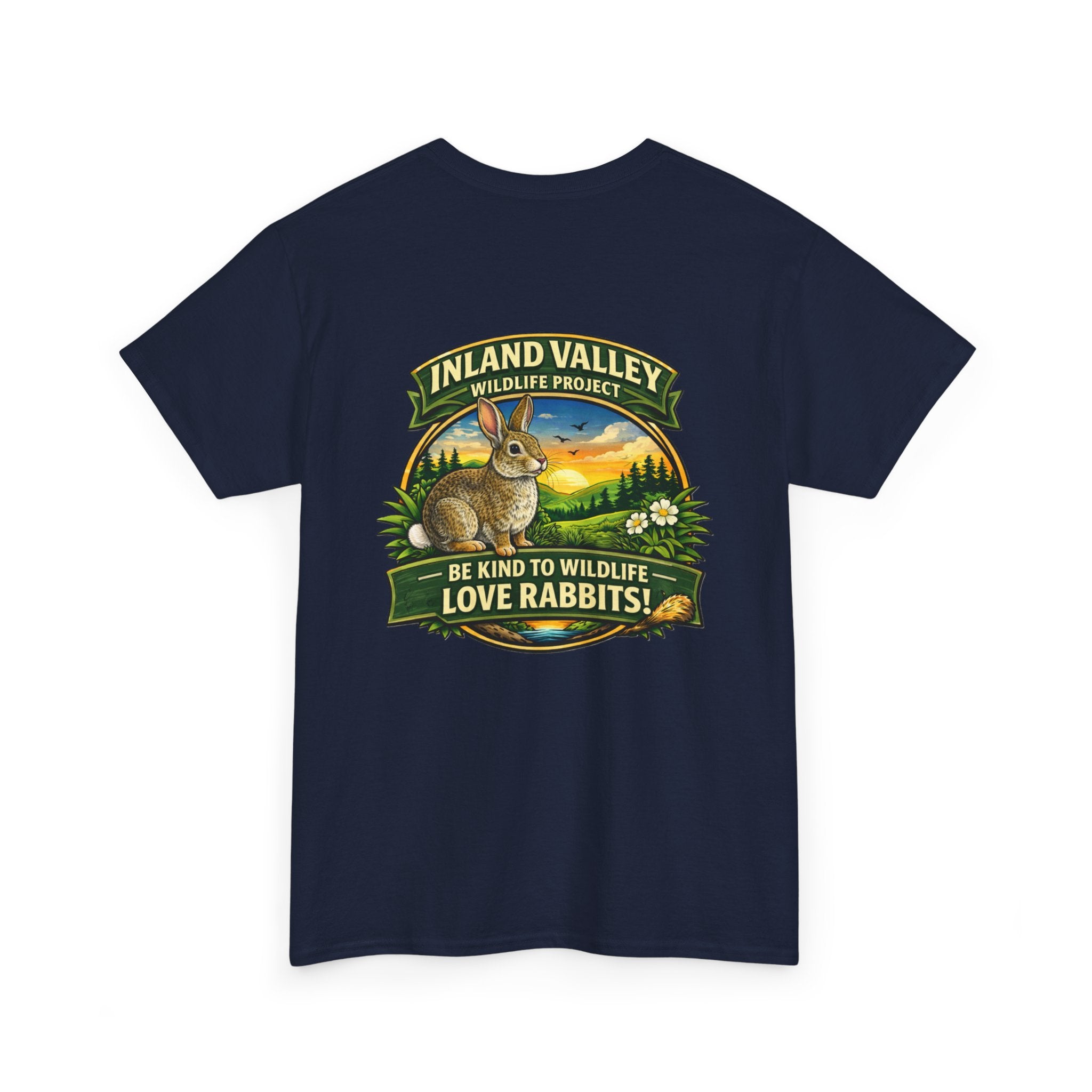 T-Shirt - IVWP Rabbit - Be Kind to Wildlife Love Rabbits T-Shirt