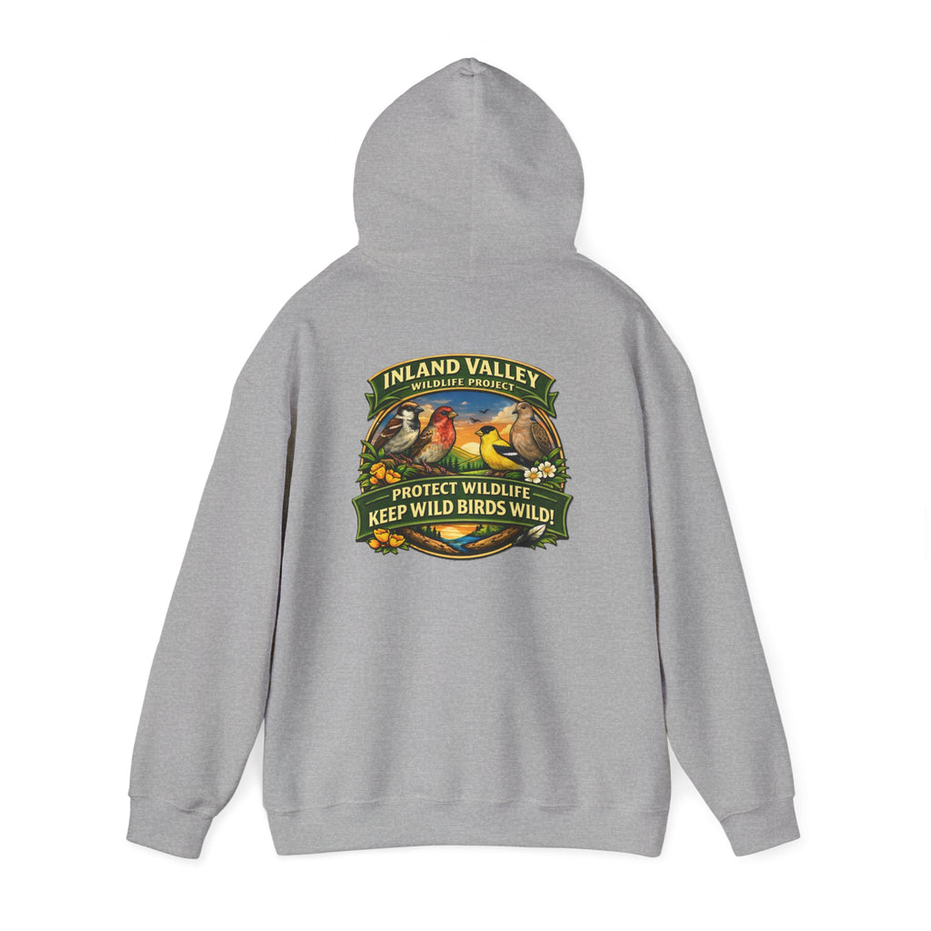 Sweatshirt - IVWP Bird - Unisex Protect Wildlife Keep Wild Birds Wild Hoodie Sweatshirt