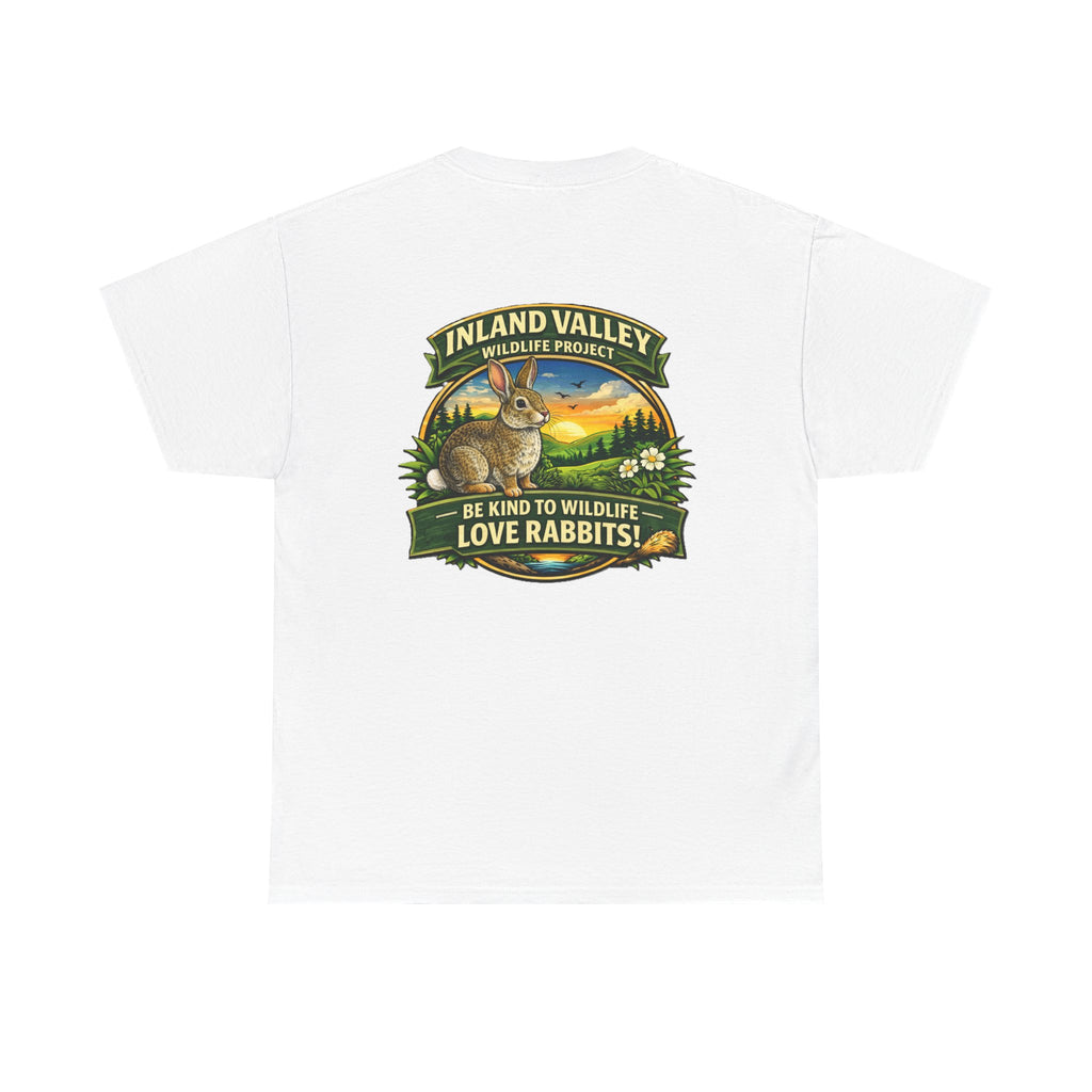 T-Shirt - IVWP Rabbit - Be Kind to Wildlife Love Rabbits T-Shirt