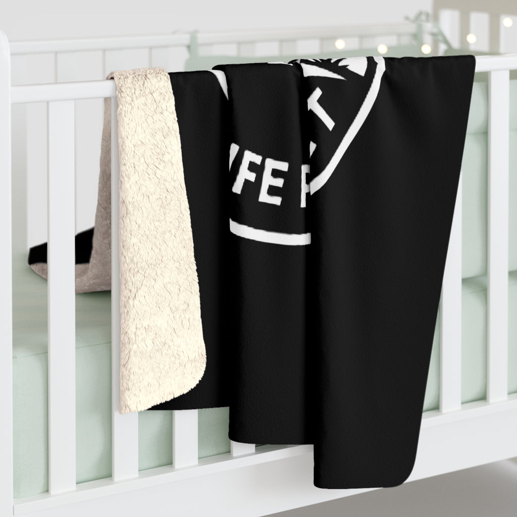 IVWP Logo Sherpa Fleece Blanket