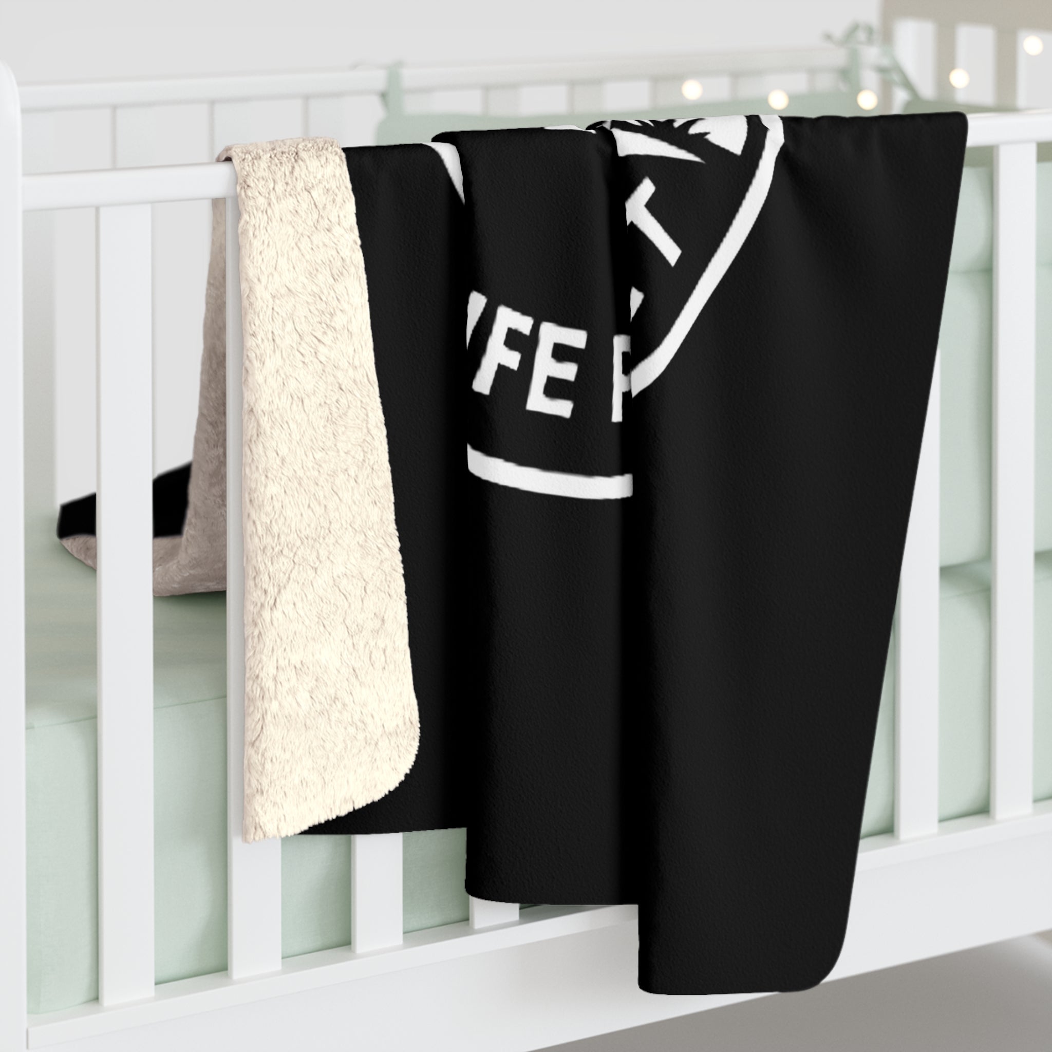 IVWP Logo Sherpa Fleece Blanket