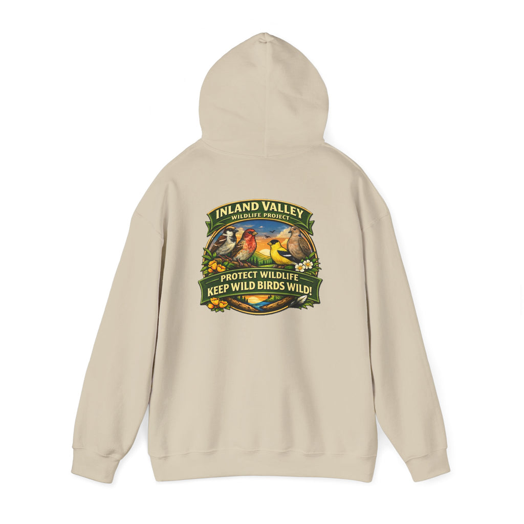 Sweatshirt - IVWP Bird - Unisex Protect Wildlife Keep Wild Birds Wild Hoodie Sweatshirt