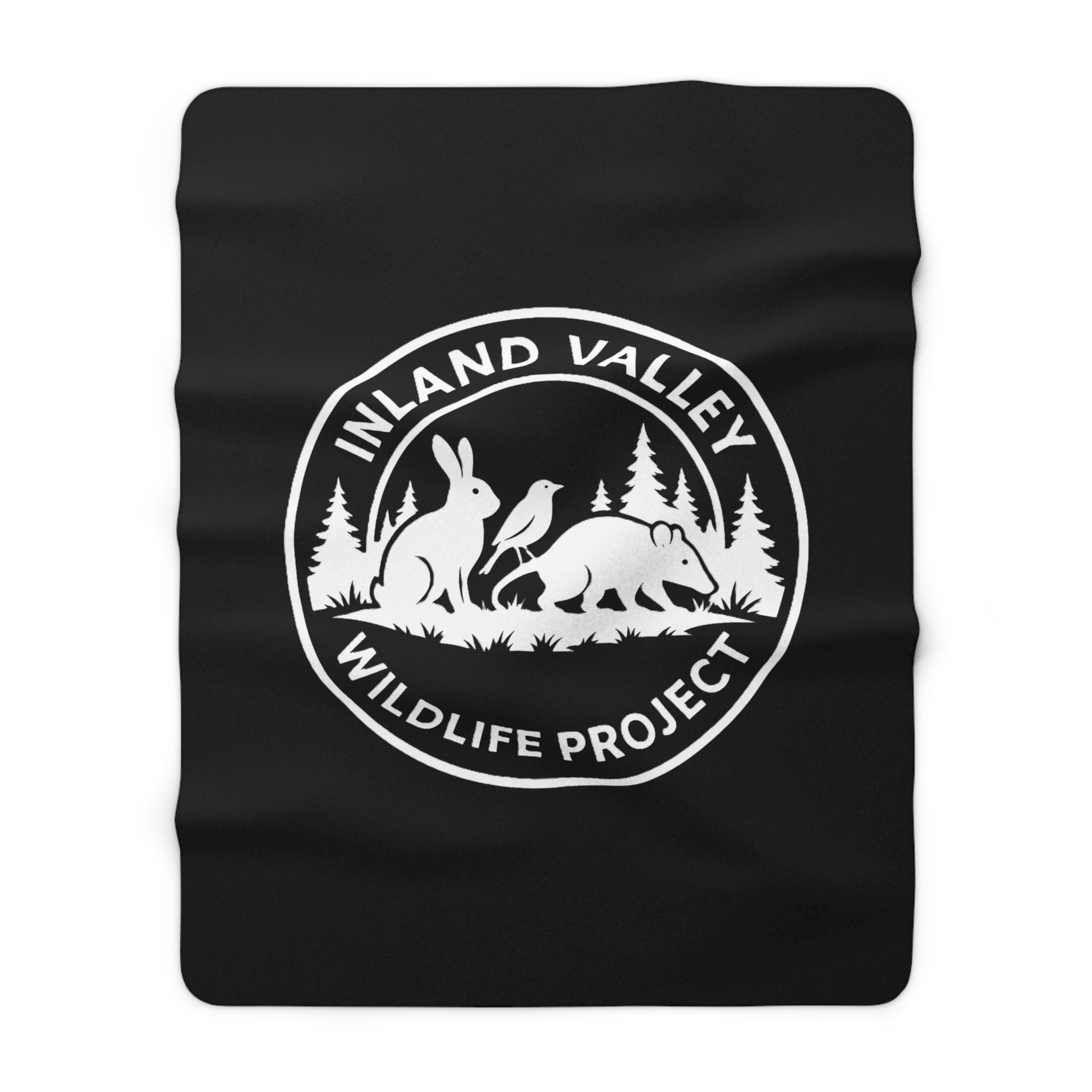 IVWP Logo Sherpa Fleece Blanket