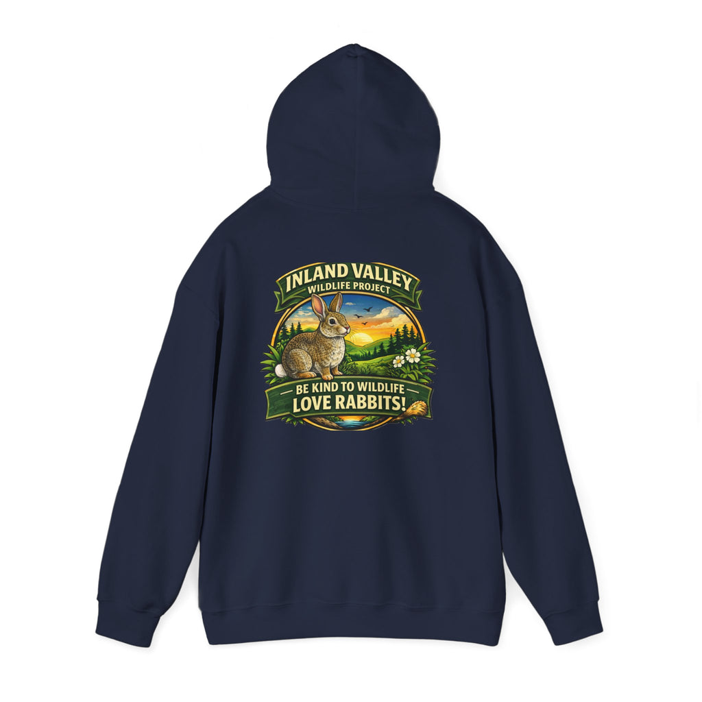 Sweatshirt - IVWP Rabbit - Unisex Be Kind to Wildlife Love Rabbits Hoodie Sweatshirt