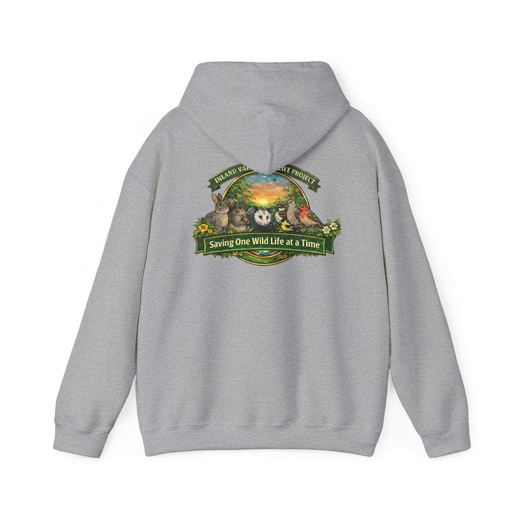 Sweatshirt - IVWP - Unisex Saving One Wild Life at a Time logo Hoodie Sweatshirt