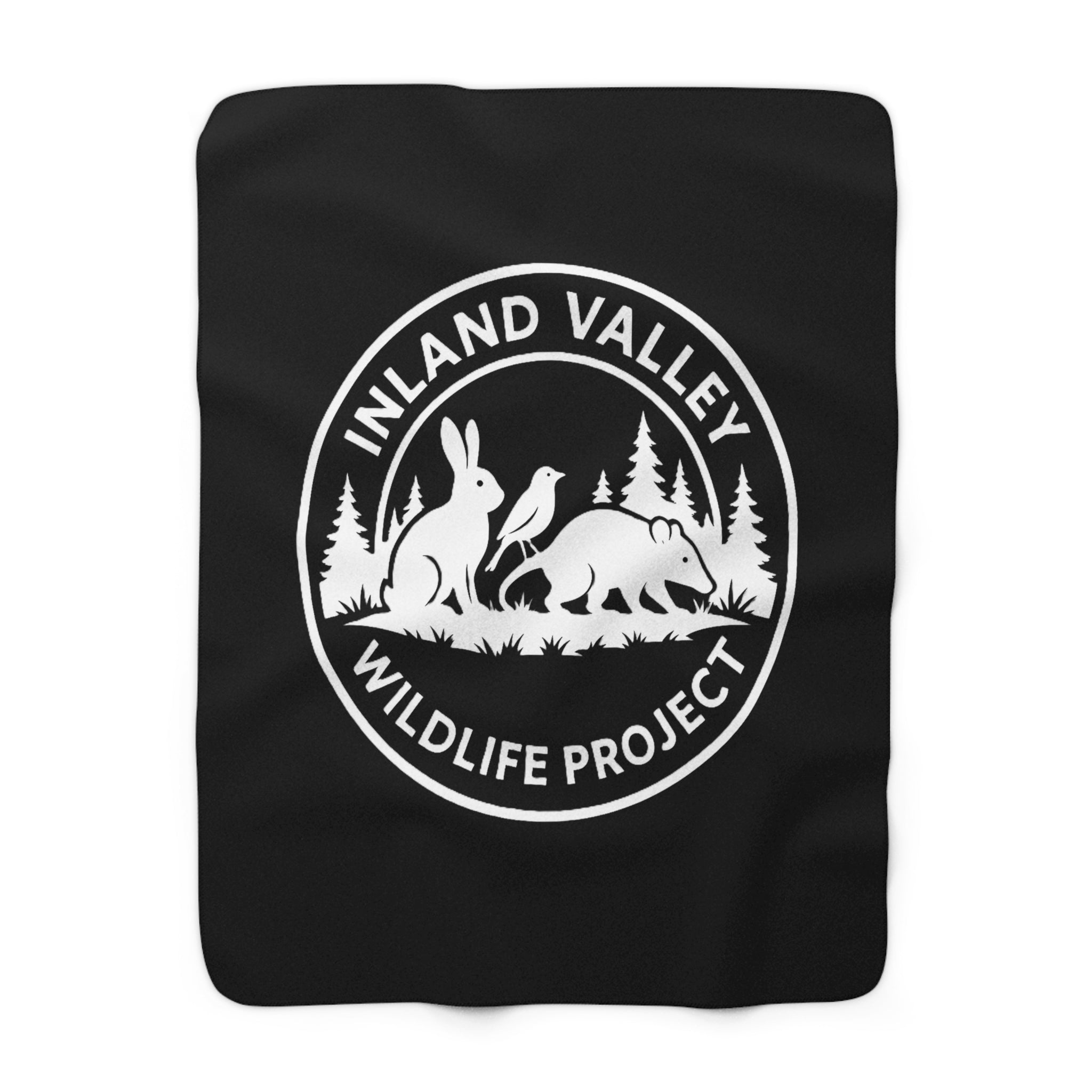 IVWP Logo Sherpa Fleece Blanket