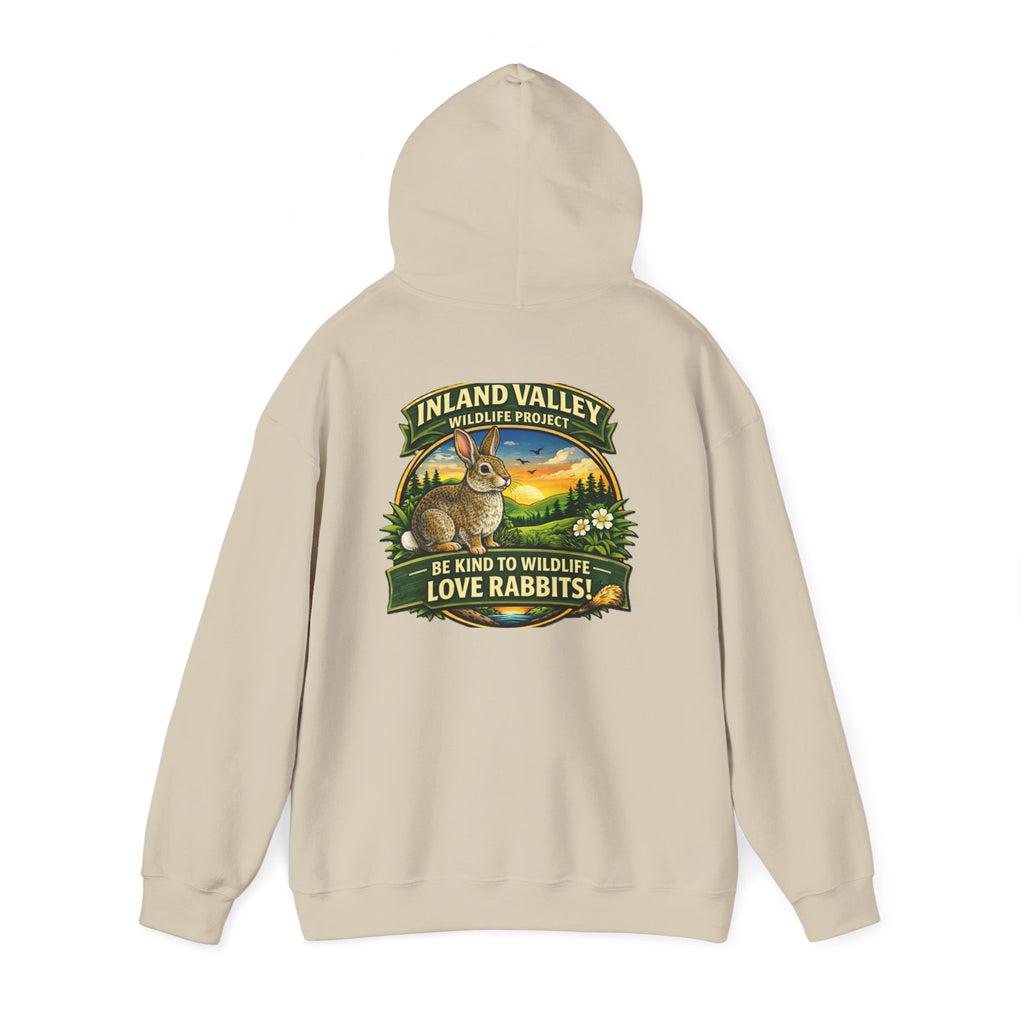 Sweatshirt - IVWP Rabbit - Unisex Be Kind to Wildlife Love Rabbits Hoodie Sweatshirt