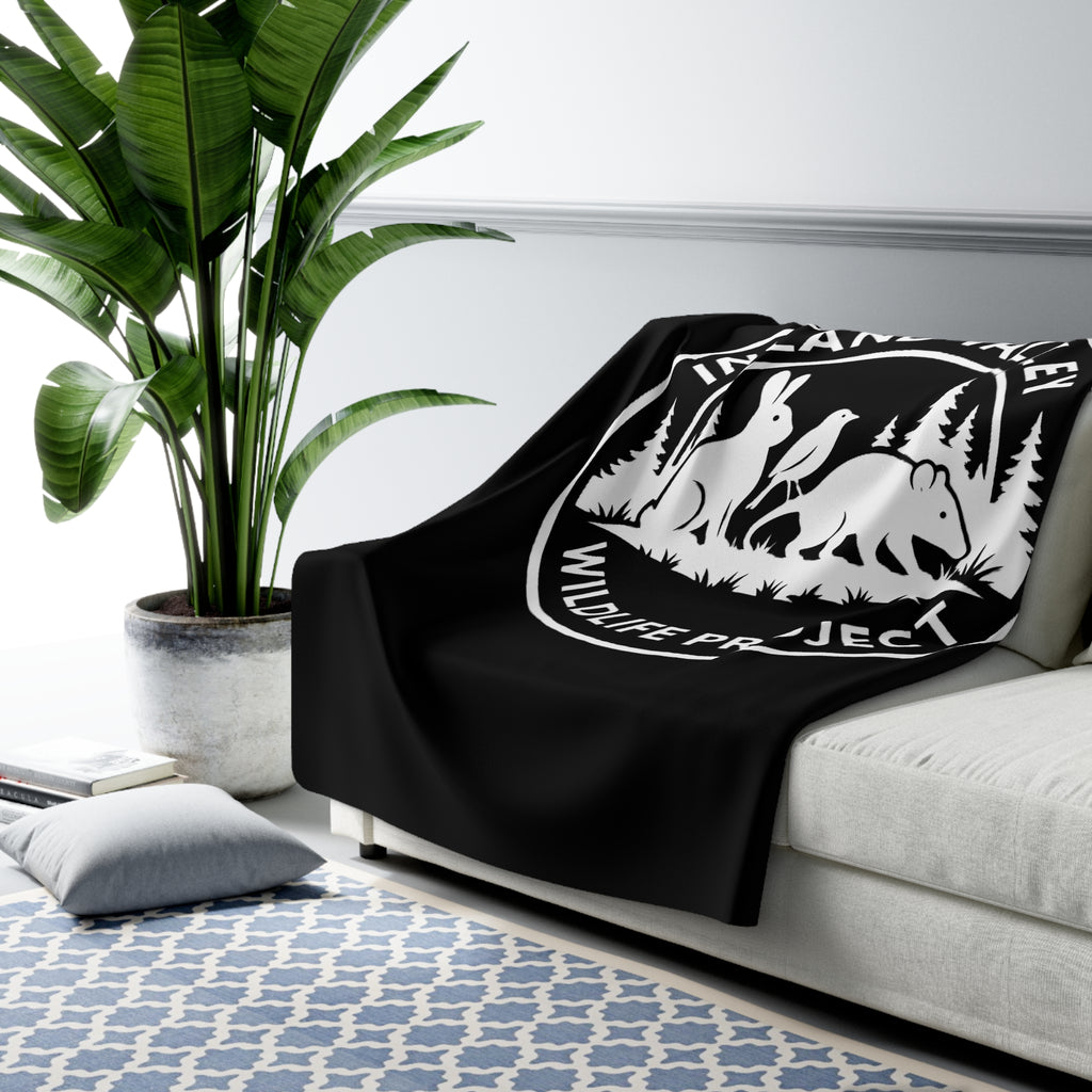 IVWP Logo Sherpa Fleece Blanket