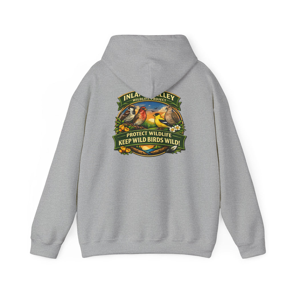 Sweatshirt - IVWP Bird - Unisex Protect Wildlife Keep Wild Birds Wild Hoodie Sweatshirt
