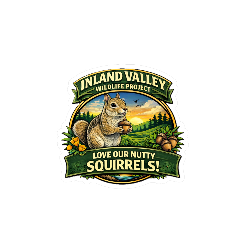 Sticker/Decal - Squirrel - Love Our Nutty Squirrels Decal