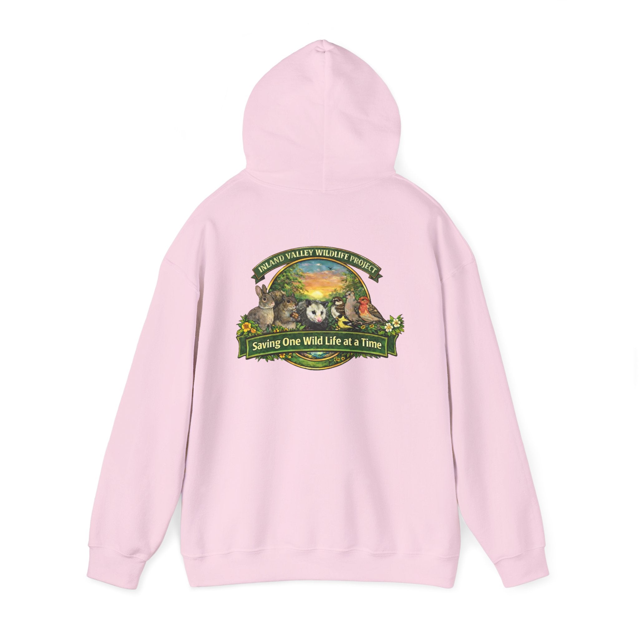 Sweatshirt - IVWP - Unisex Saving One Wild Life at a Time logo Hoodie Sweatshirt