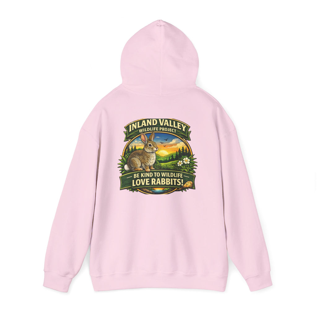 Sweatshirt - IVWP Rabbit - Unisex Be Kind to Wildlife Love Rabbits Hoodie Sweatshirt