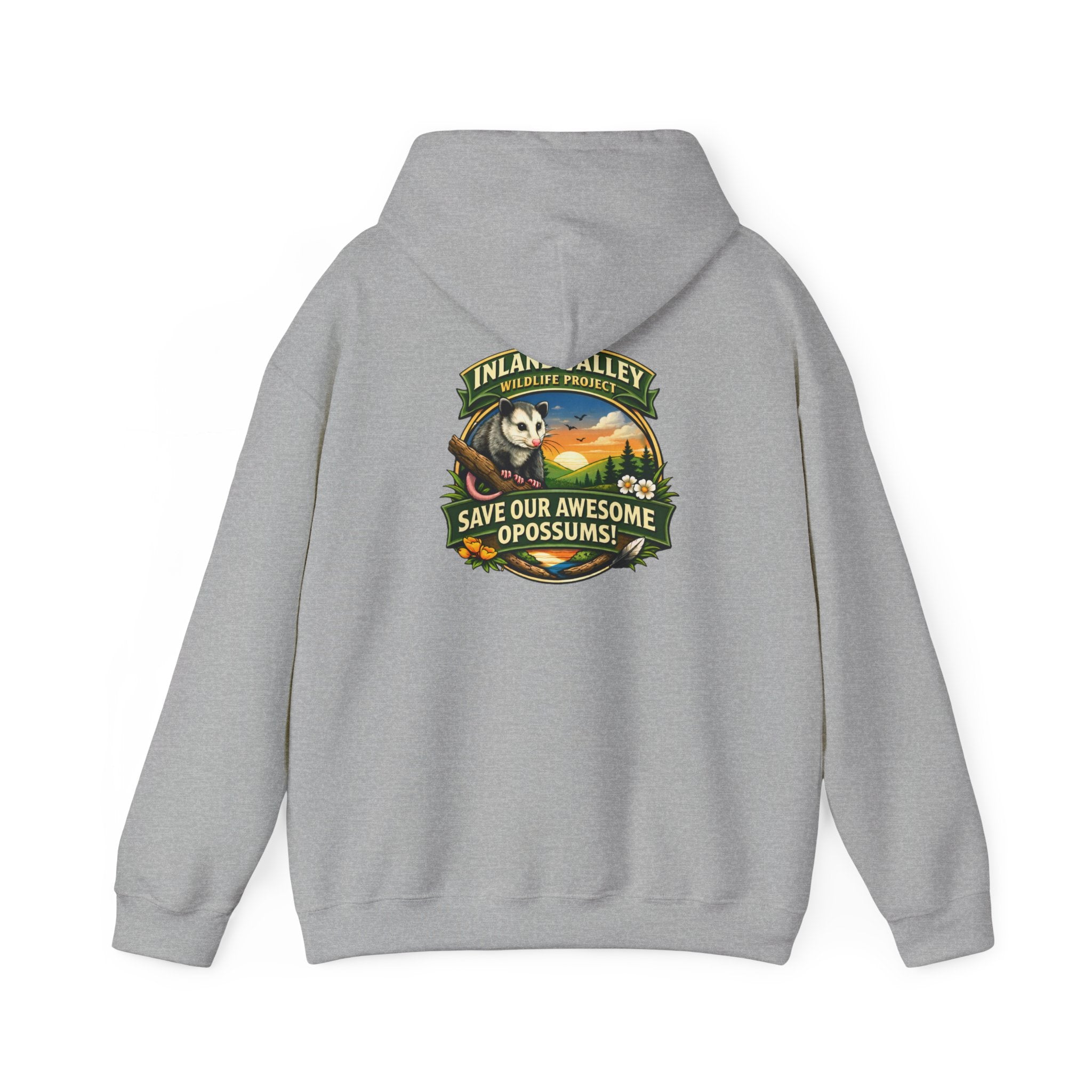 Sweatshirt - IVWP Opossum - Unisex Save Our Awesome Opossums Hoodie Sweatshirt