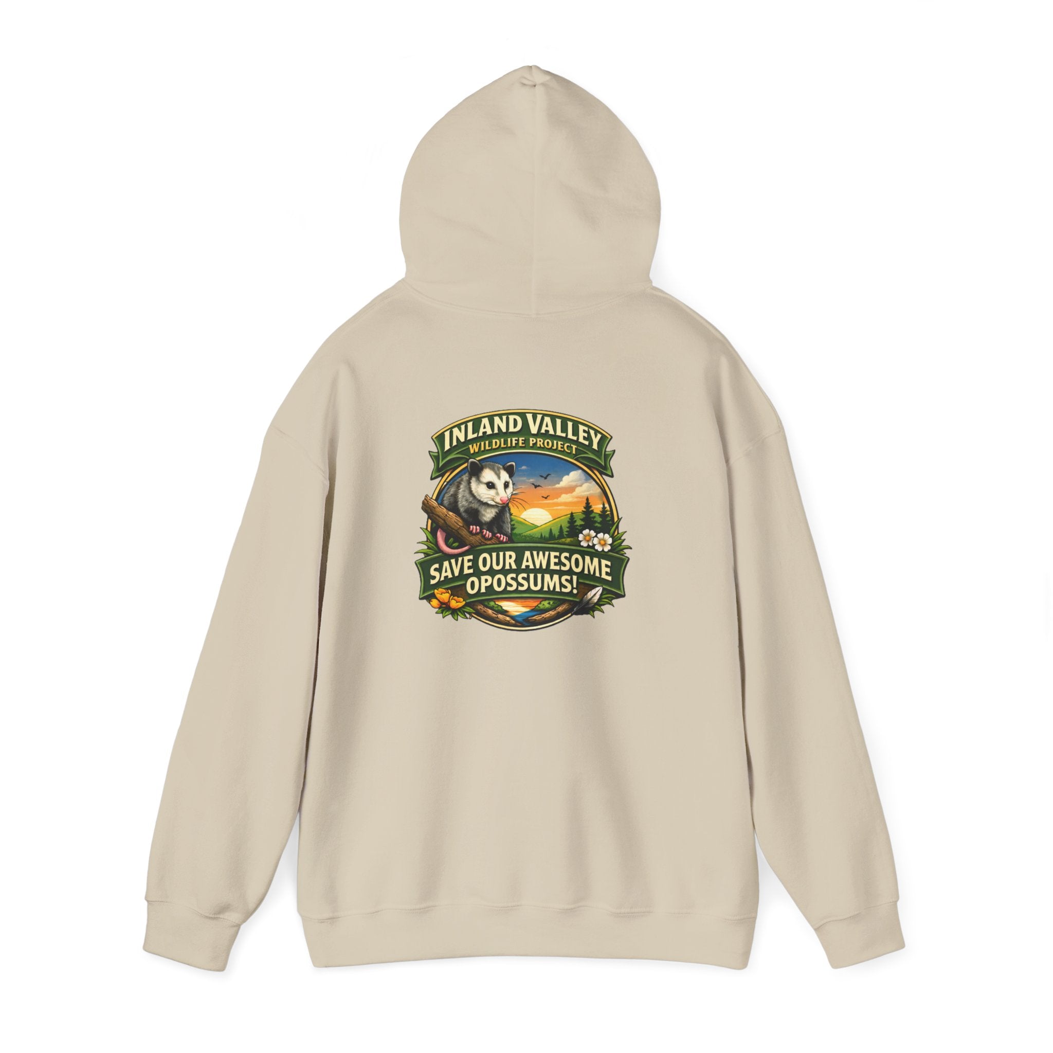 Sweatshirt - IVWP Opossum - Unisex Save Our Awesome Opossums Hoodie Sweatshirt