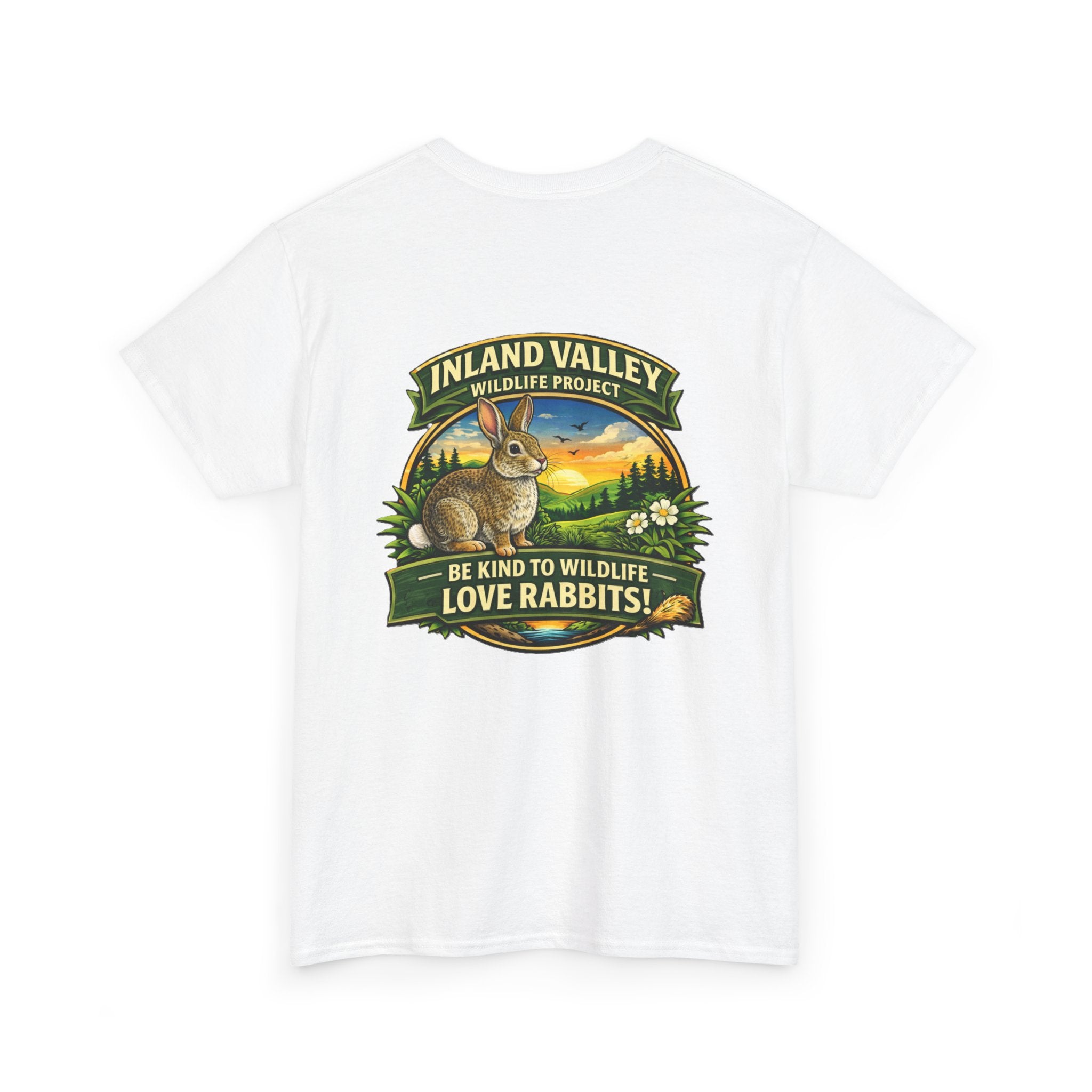 T-Shirt - IVWP Rabbit - Be Kind to Wildlife Love Rabbits T-Shirt