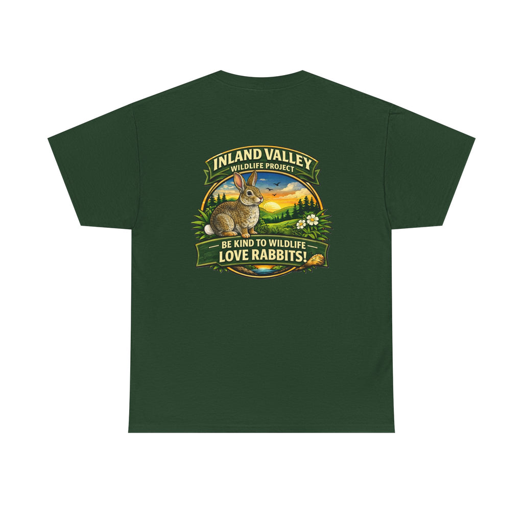 T-Shirt - IVWP Rabbit - Be Kind to Wildlife Love Rabbits T-Shirt