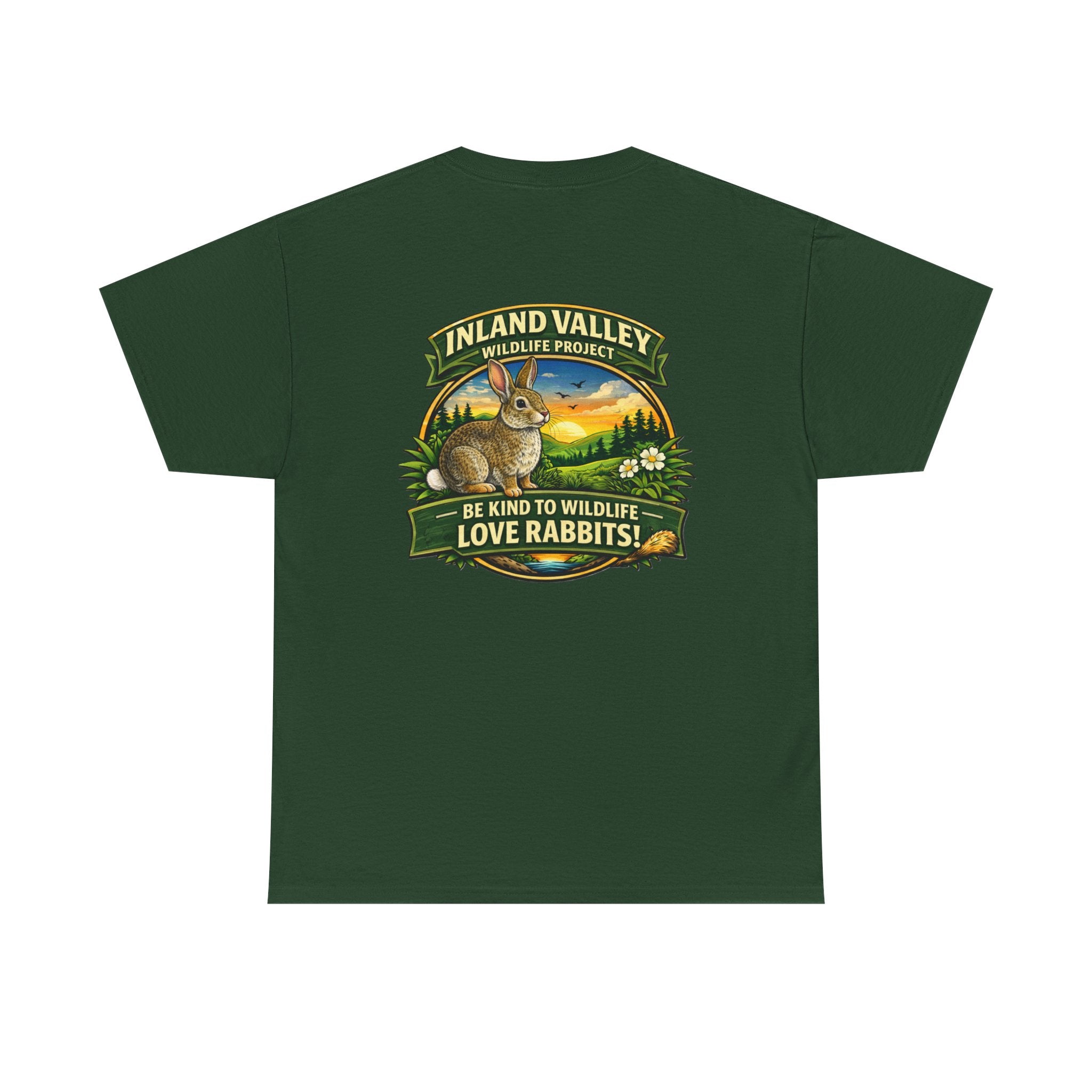 T-Shirt - IVWP Rabbit - Be Kind to Wildlife Love Rabbits T-Shirt