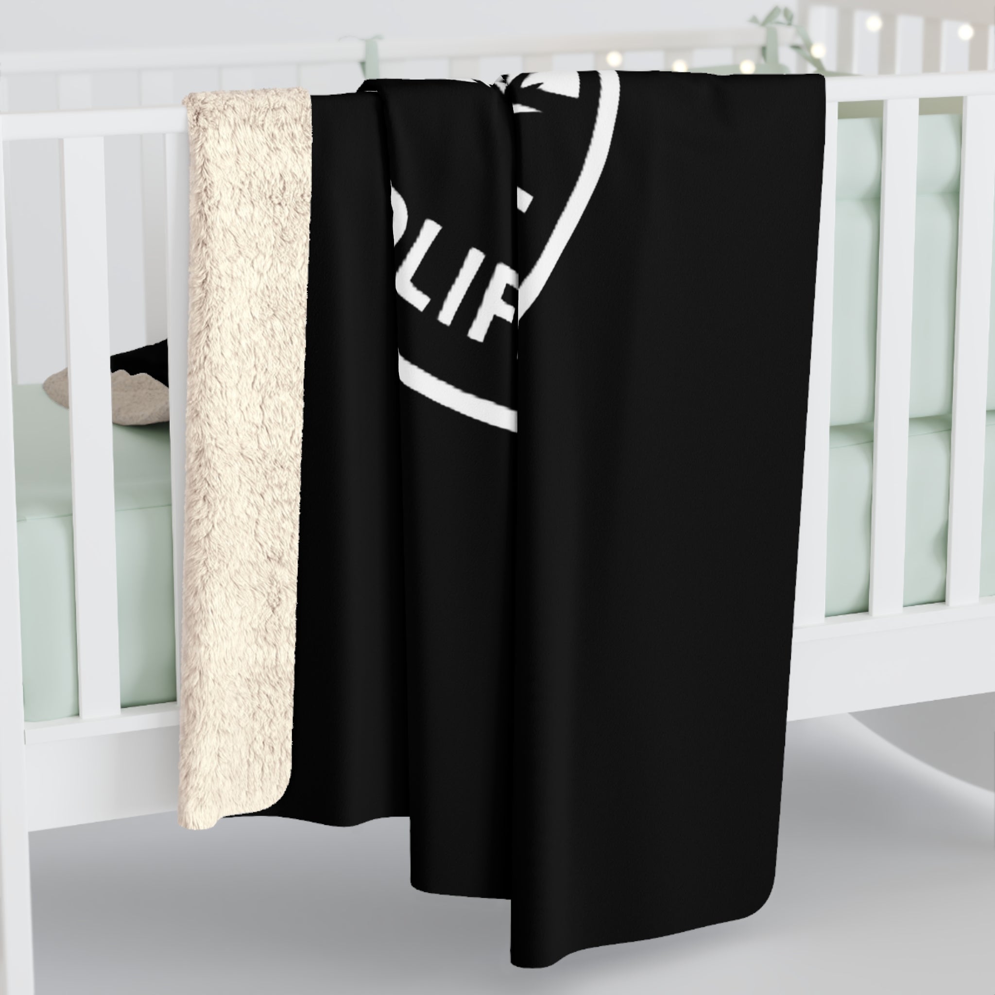 IVWP Logo Sherpa Fleece Blanket