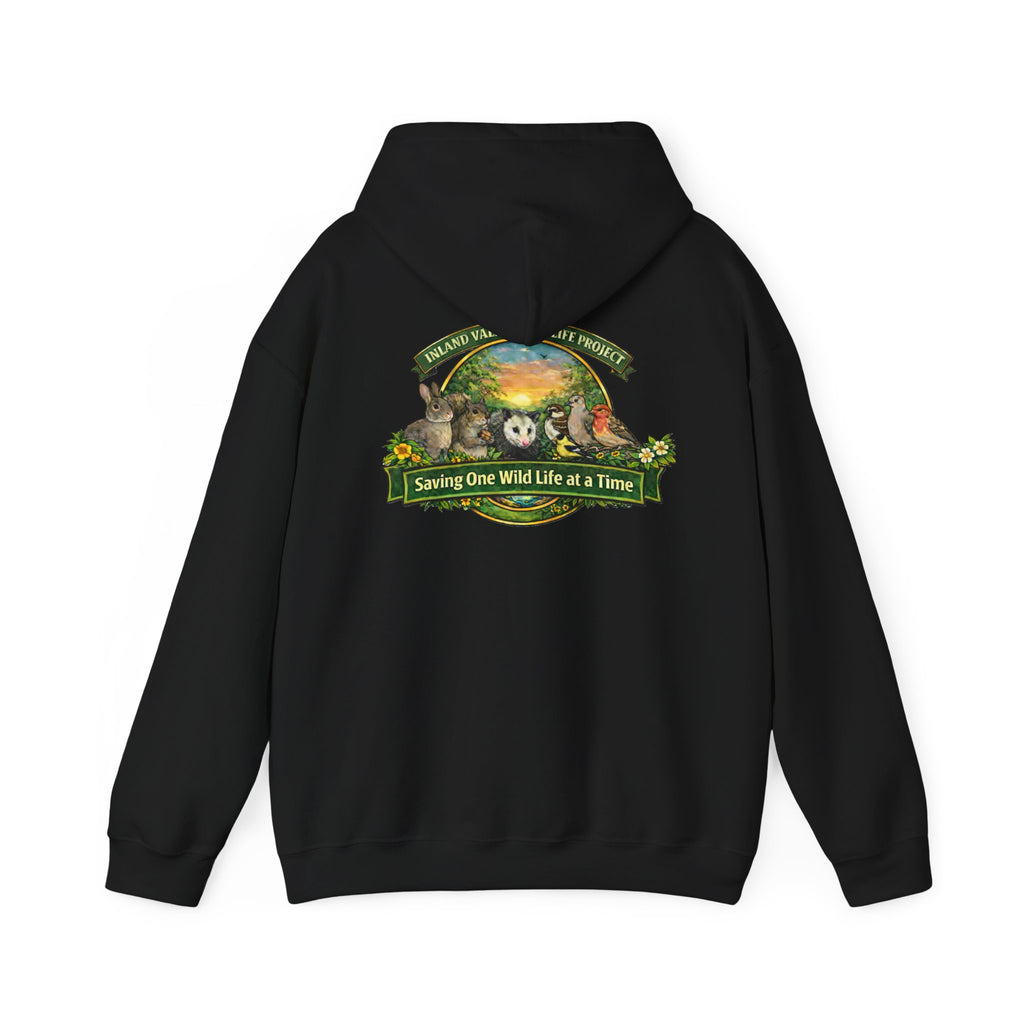 Sweatshirt - IVWP - Unisex Saving One Wild Life at a Time logo Hoodie Sweatshirt
