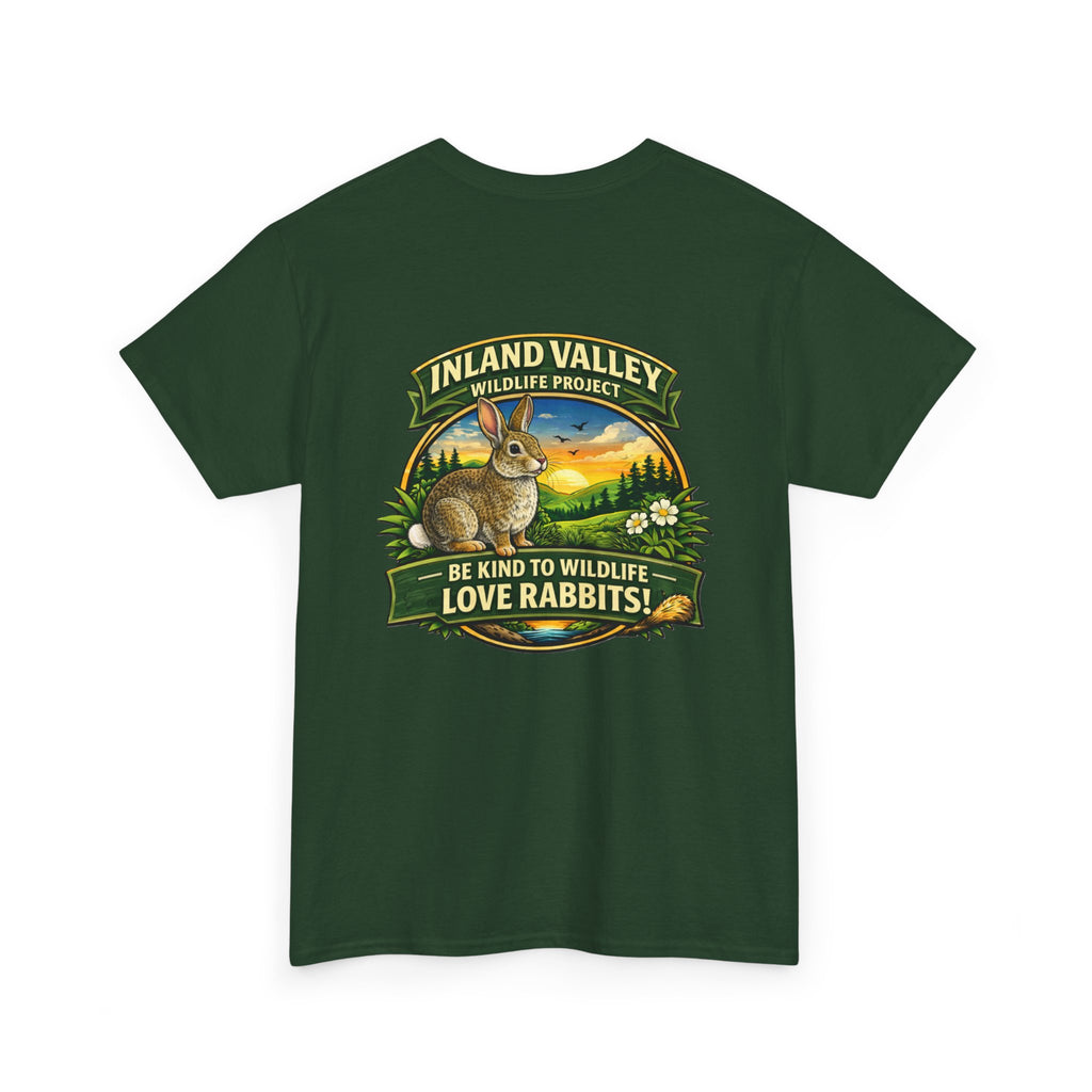 T-Shirt - IVWP Rabbit - Be Kind to Wildlife Love Rabbits T-Shirt