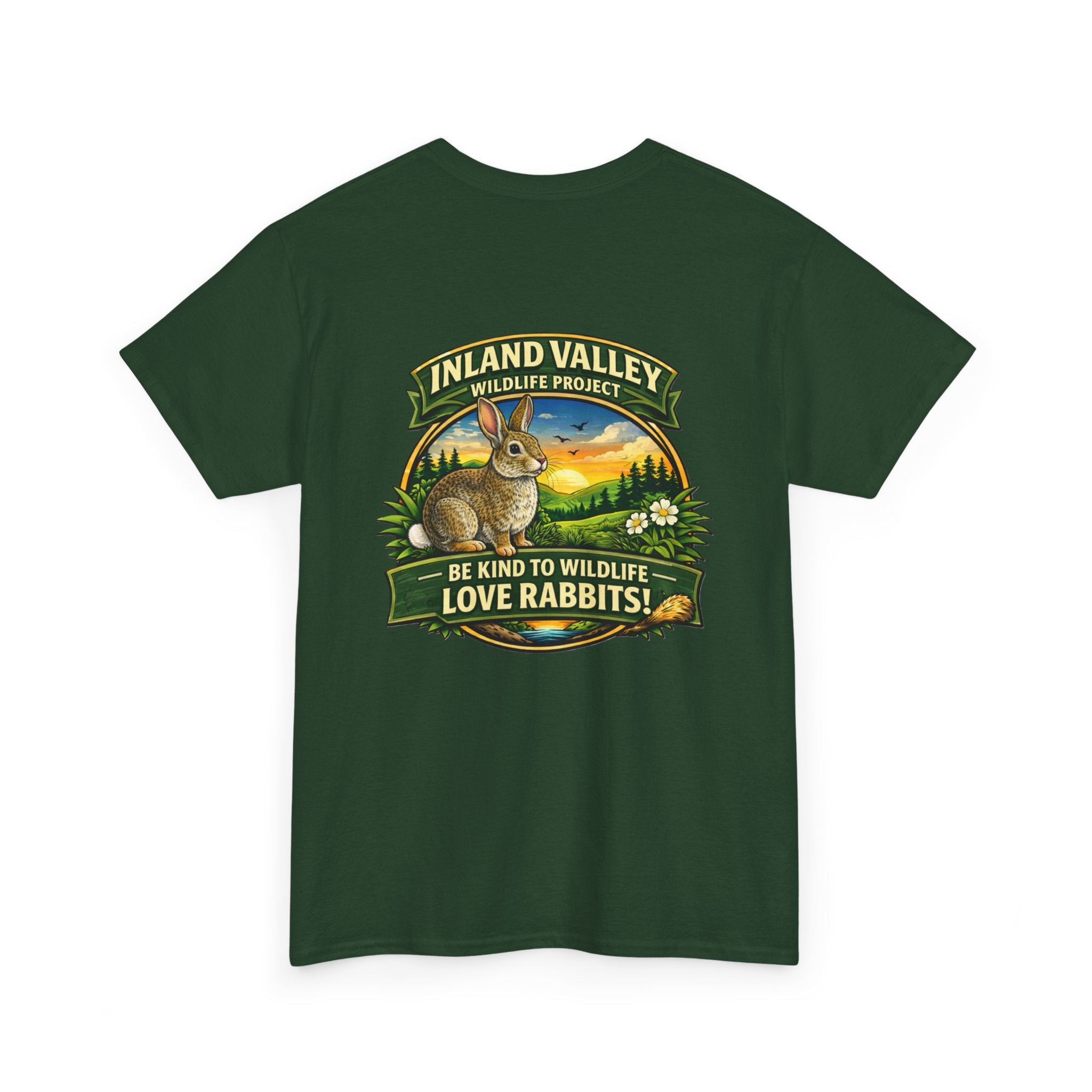 T-Shirt - IVWP Rabbit - Be Kind to Wildlife Love Rabbits T-Shirt