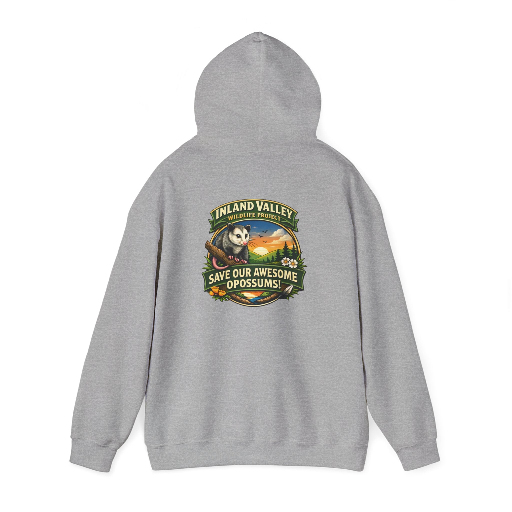 Sweatshirt - IVWP Opossum - Unisex Save Our Awesome Opossums Hoodie Sweatshirt